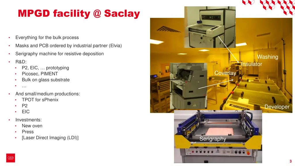 mpgd facility @ saclay