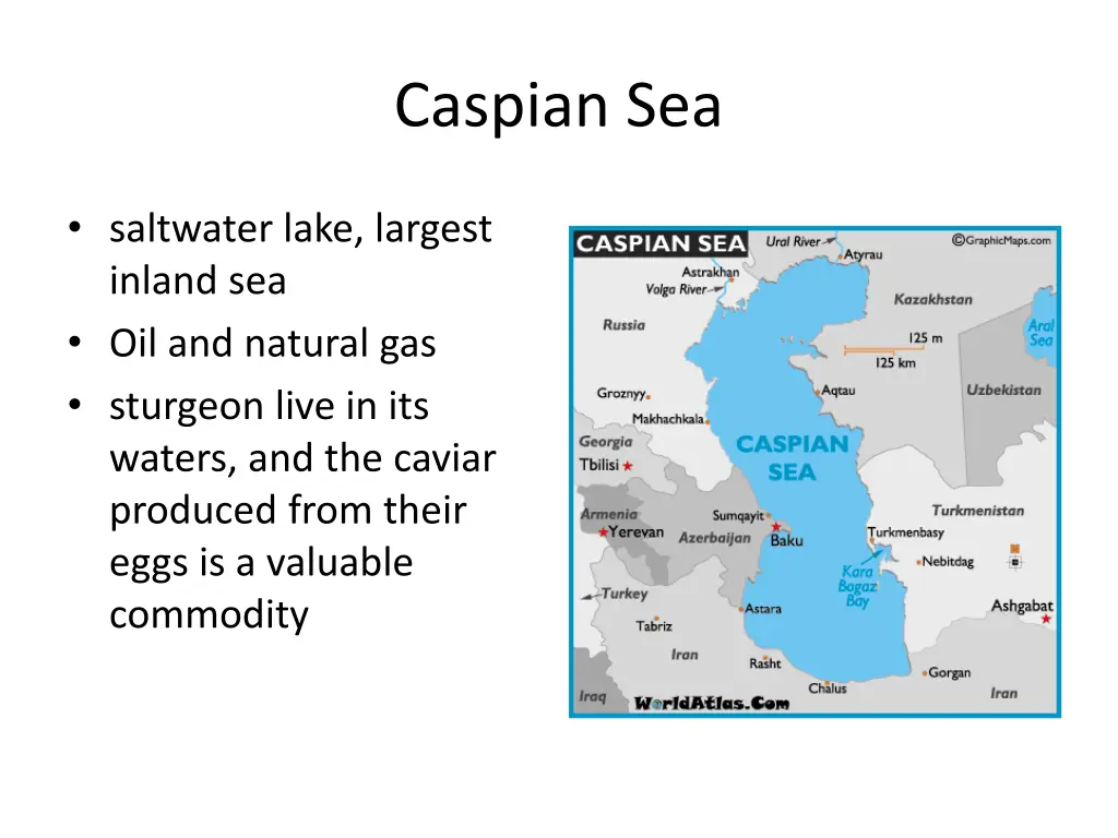 caspian sea