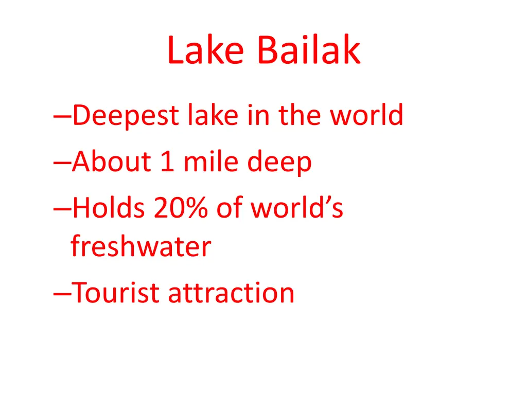 lake bailak