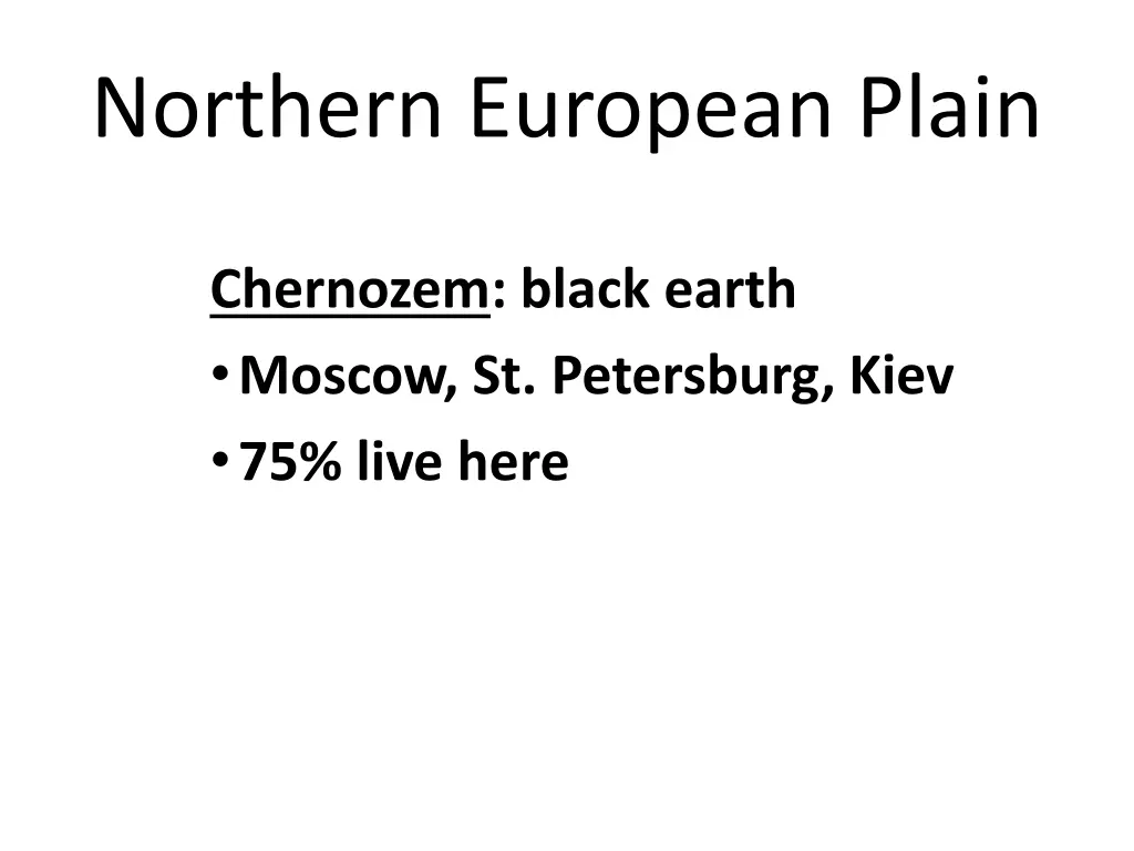 northern european plain