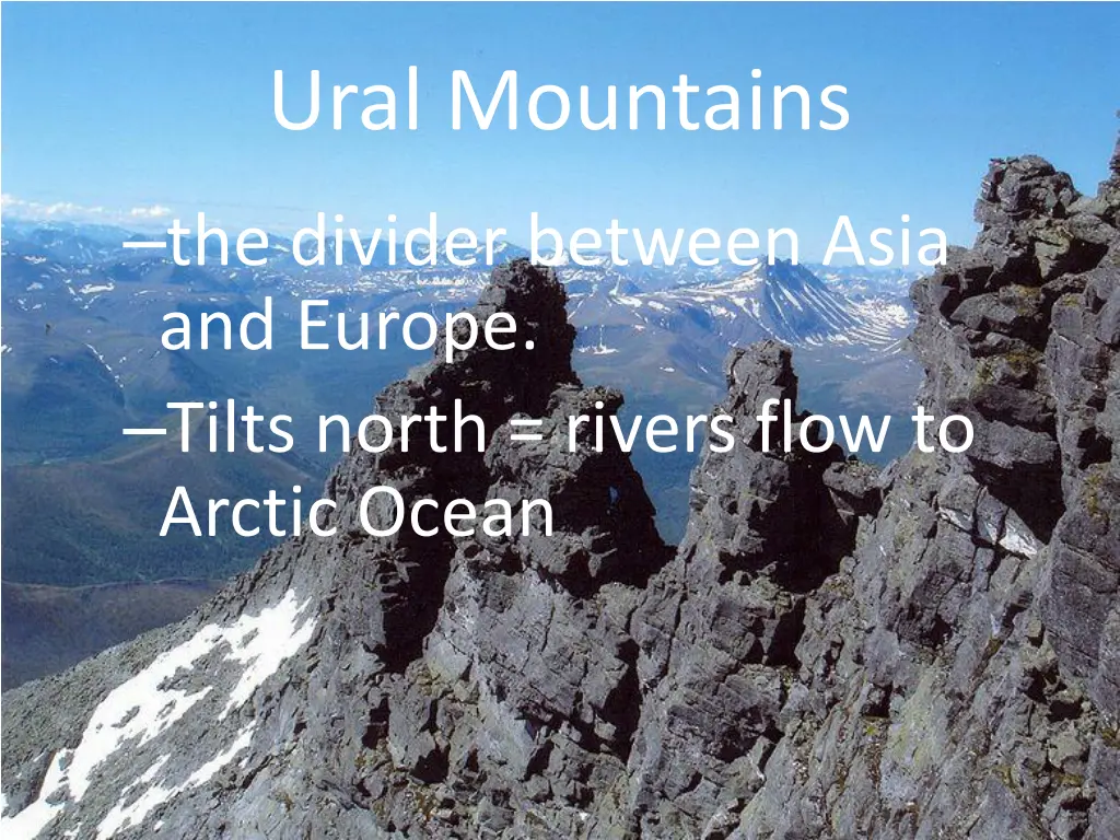 ural mountains