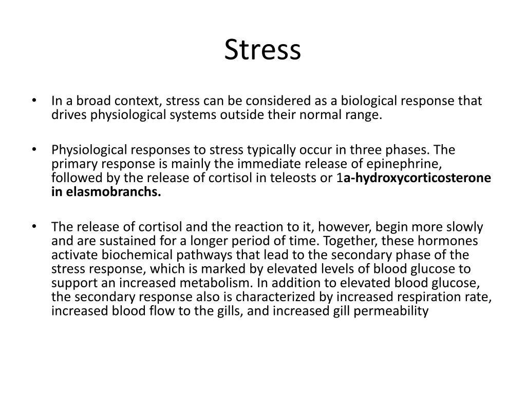 stress