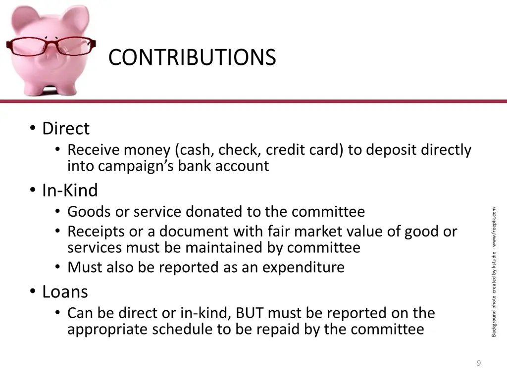 contributions contributions