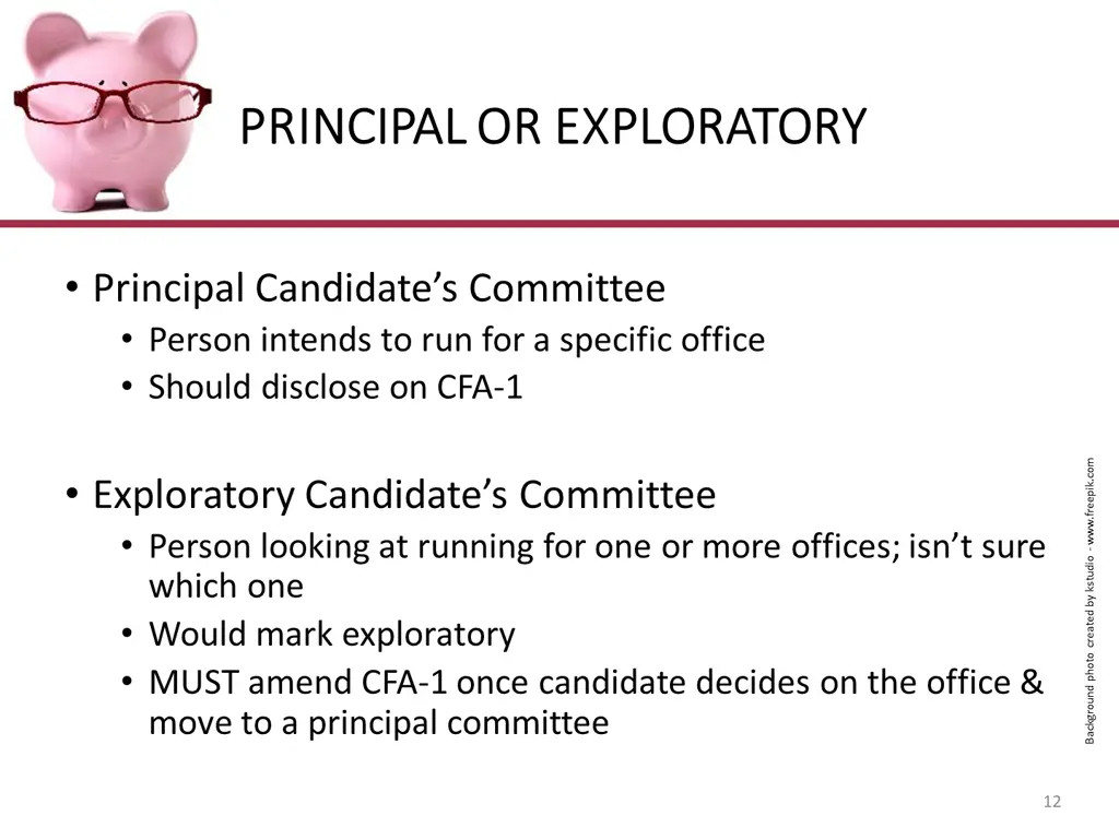 principal or exploratory principal or exploratory