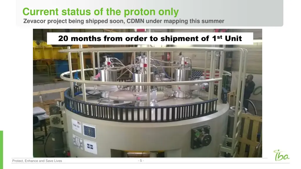 current status of the proton only zevacor project