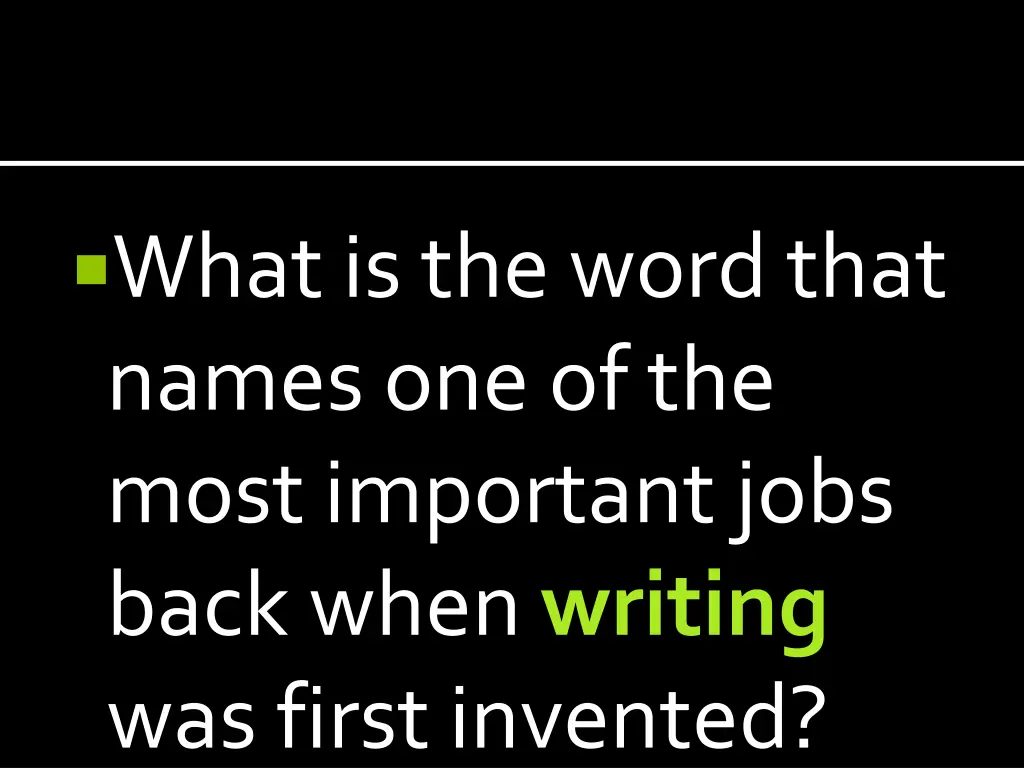what is the word that names one of the most