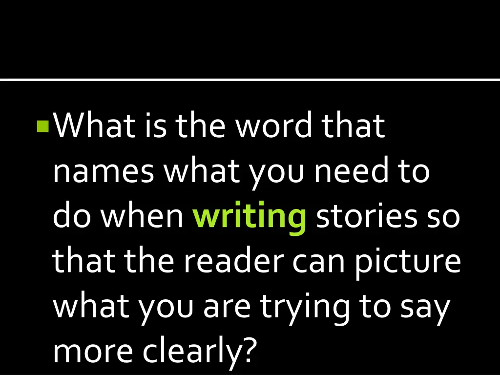 what is the word that names what you need