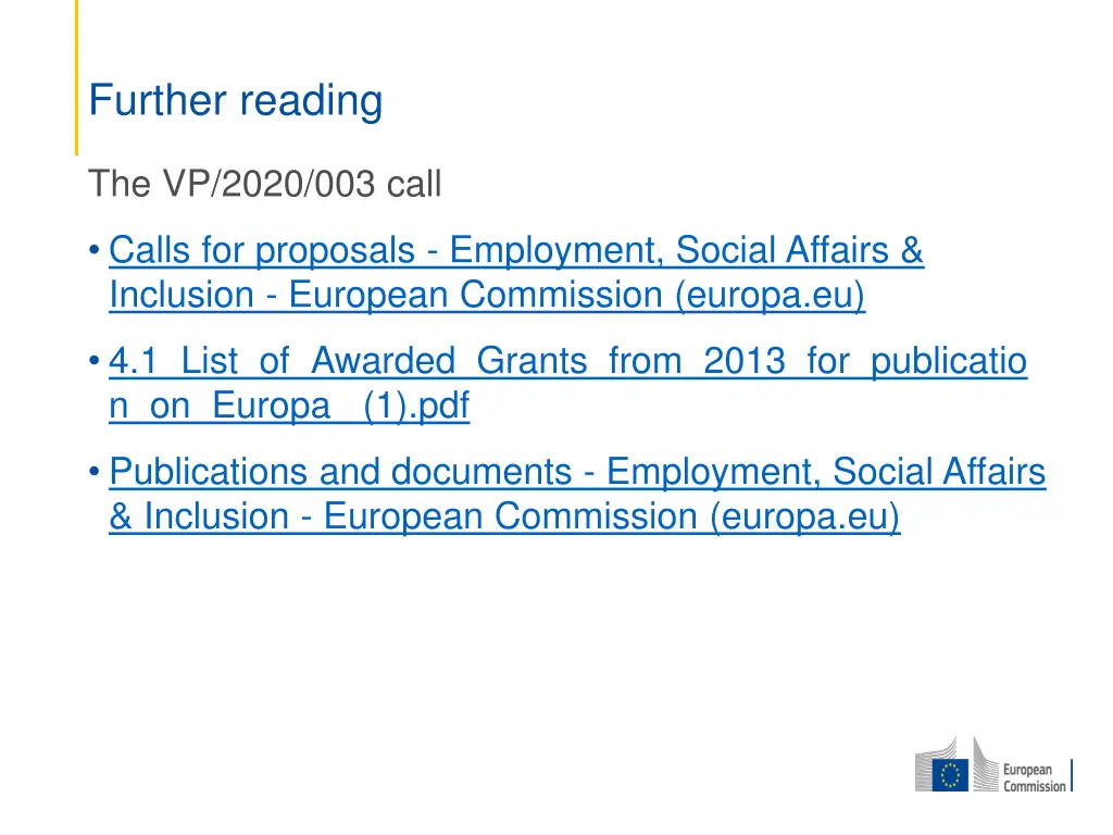 further reading