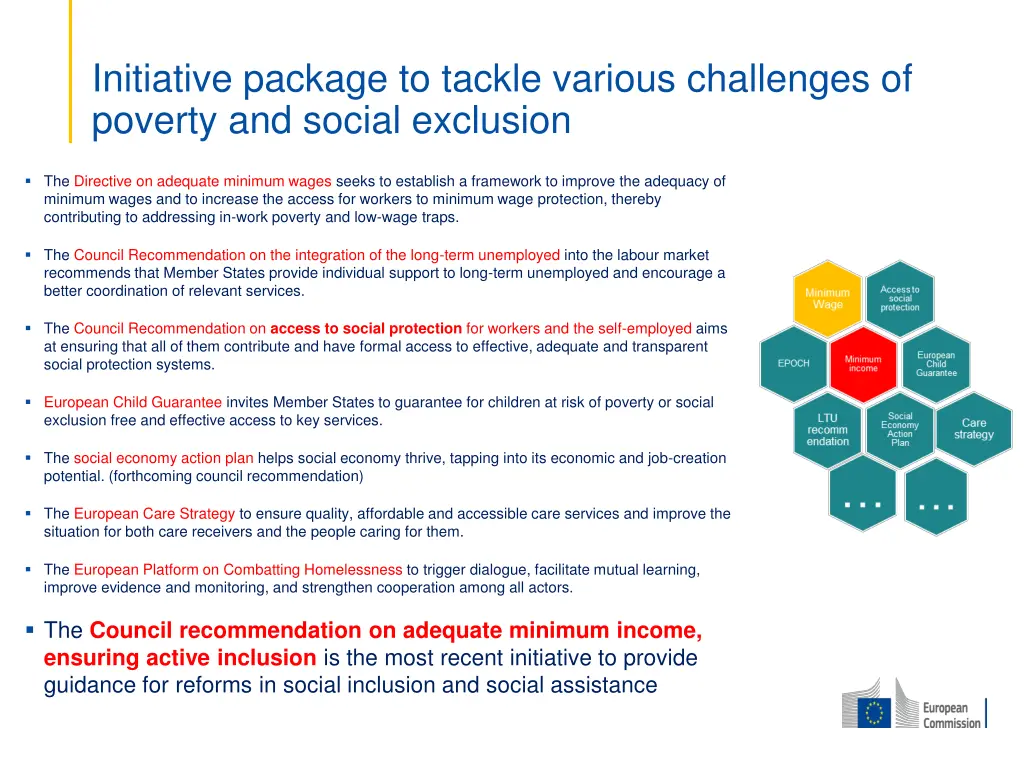 initiative package to tackle various challenges