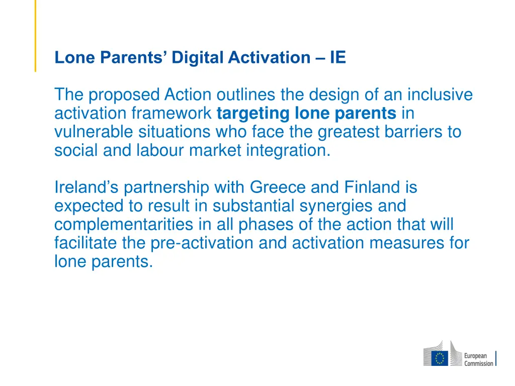 lone parents digital activation ie