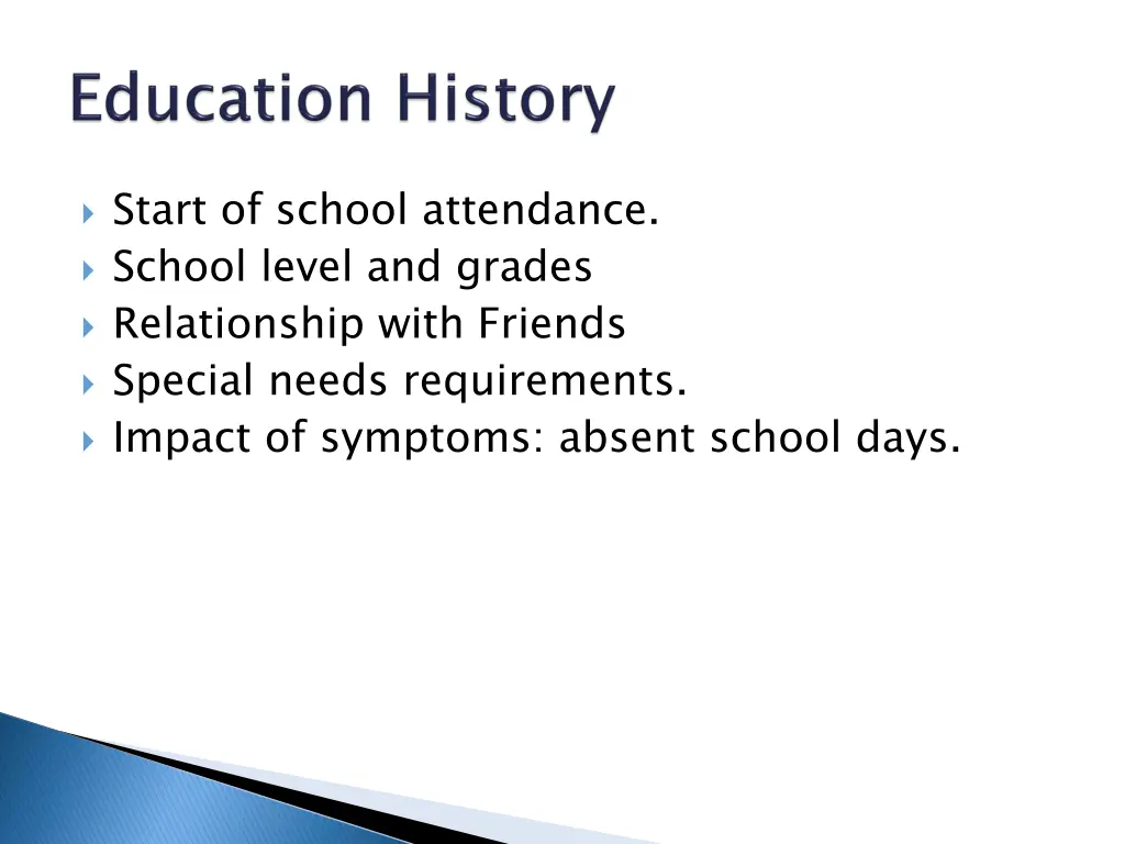 start of school attendance school level