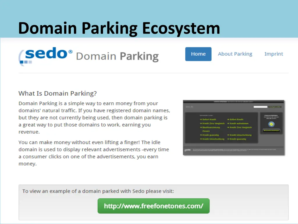 domain parking ecosystem 3