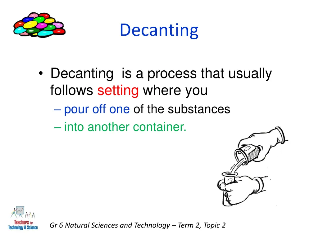 decanting