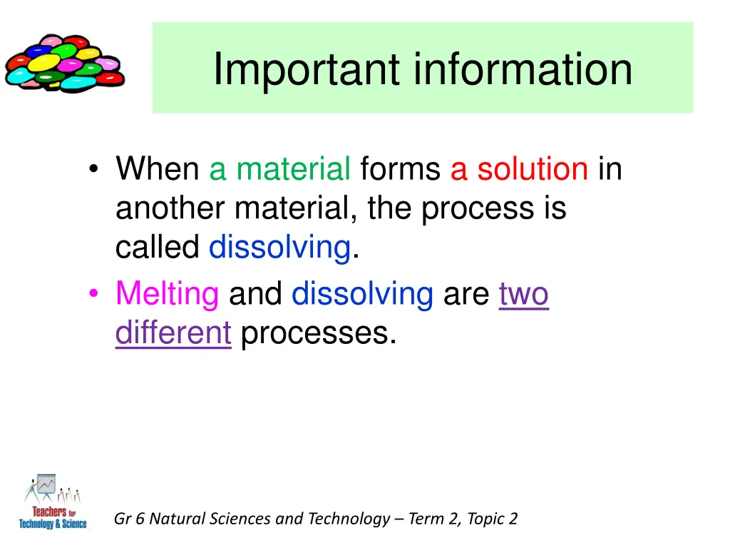 important information