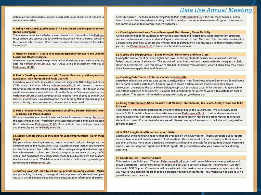 data use annual meeting 1