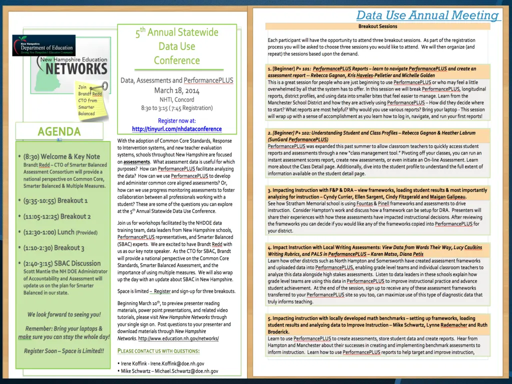 data use annual meeting
