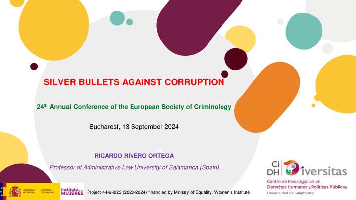 silver bullets against corruption