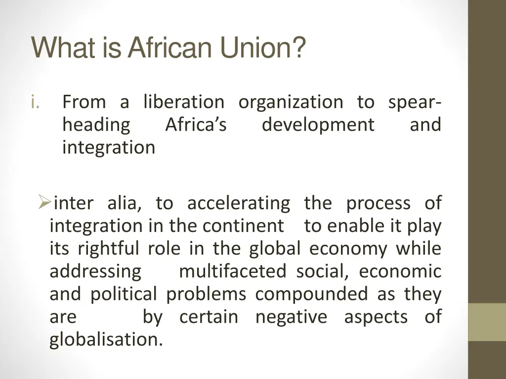what is african union