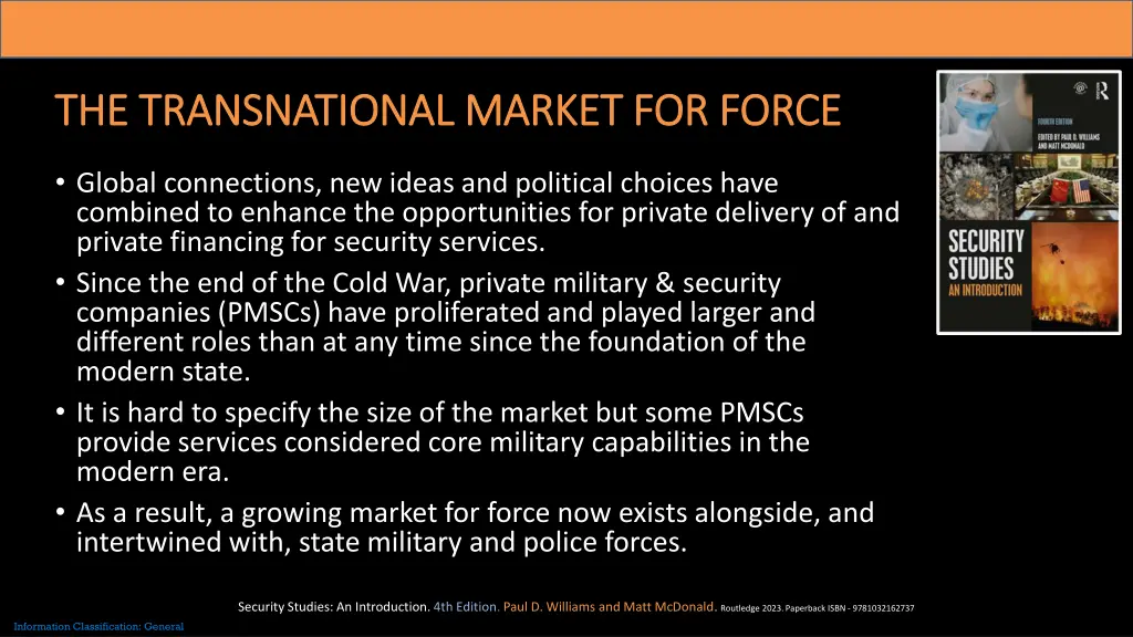 the transnational market for force