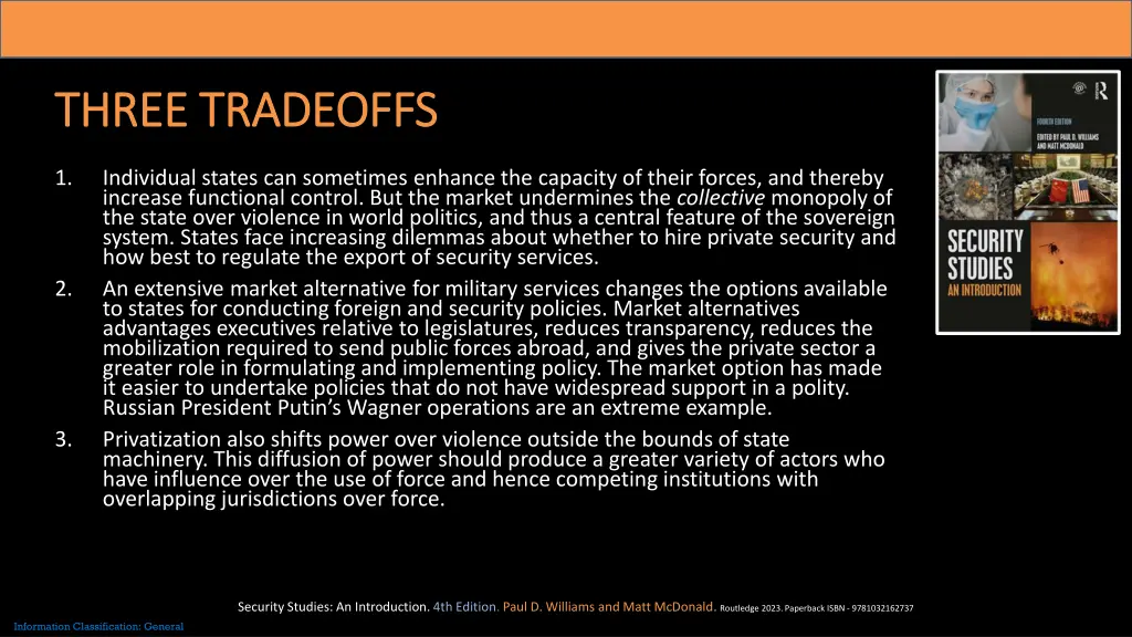 three tradeoffs three tradeoffs