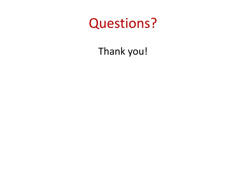 questions