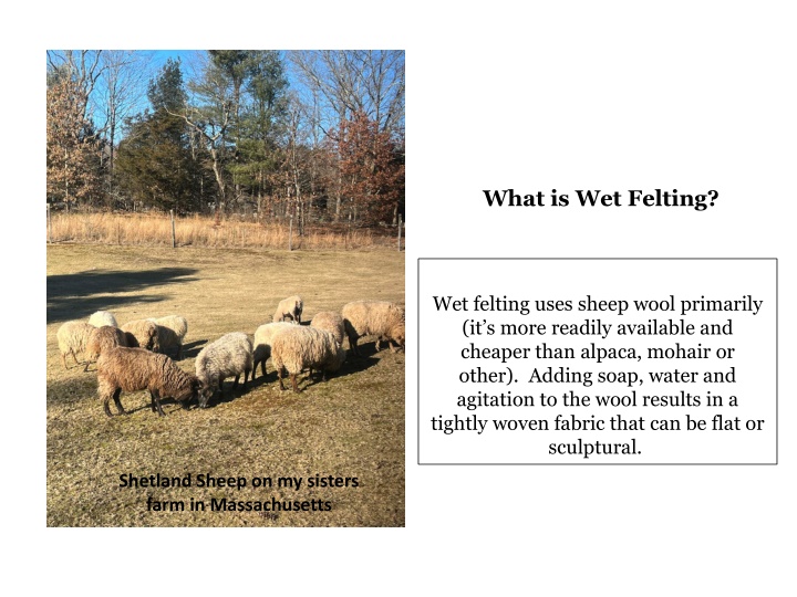 what is wet felting