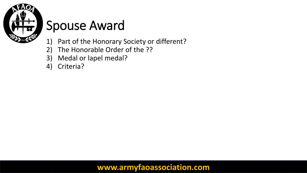 spouse award spouse award