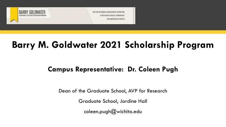 barry m goldwater 2021 scholarship program