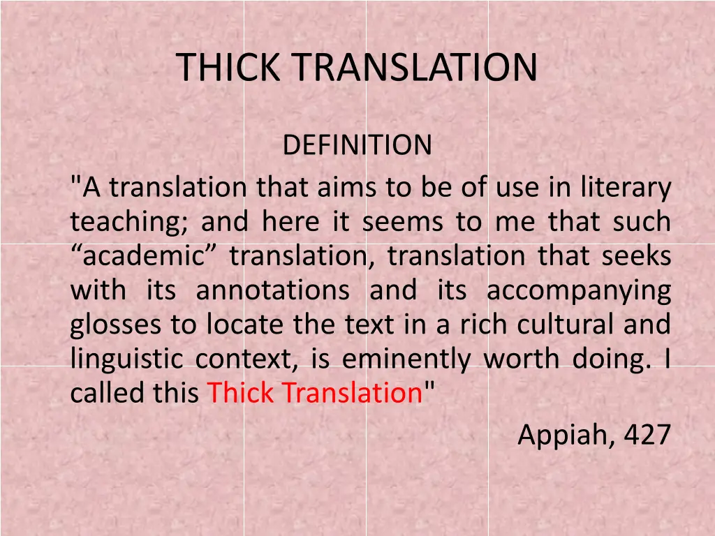 thick translation 14