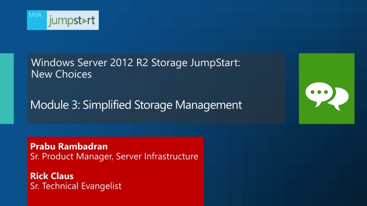 module 3 simplified storage management