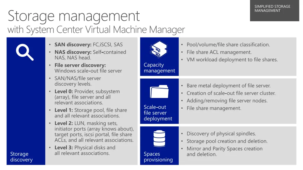 simplified storage management 1