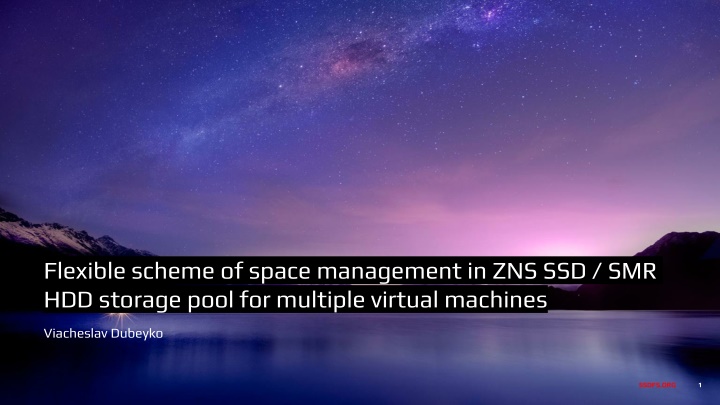 flexible scheme of space management