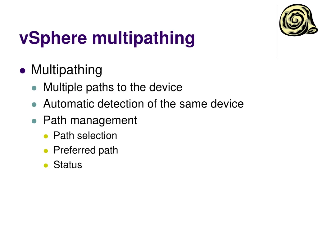 vsphere multipathing