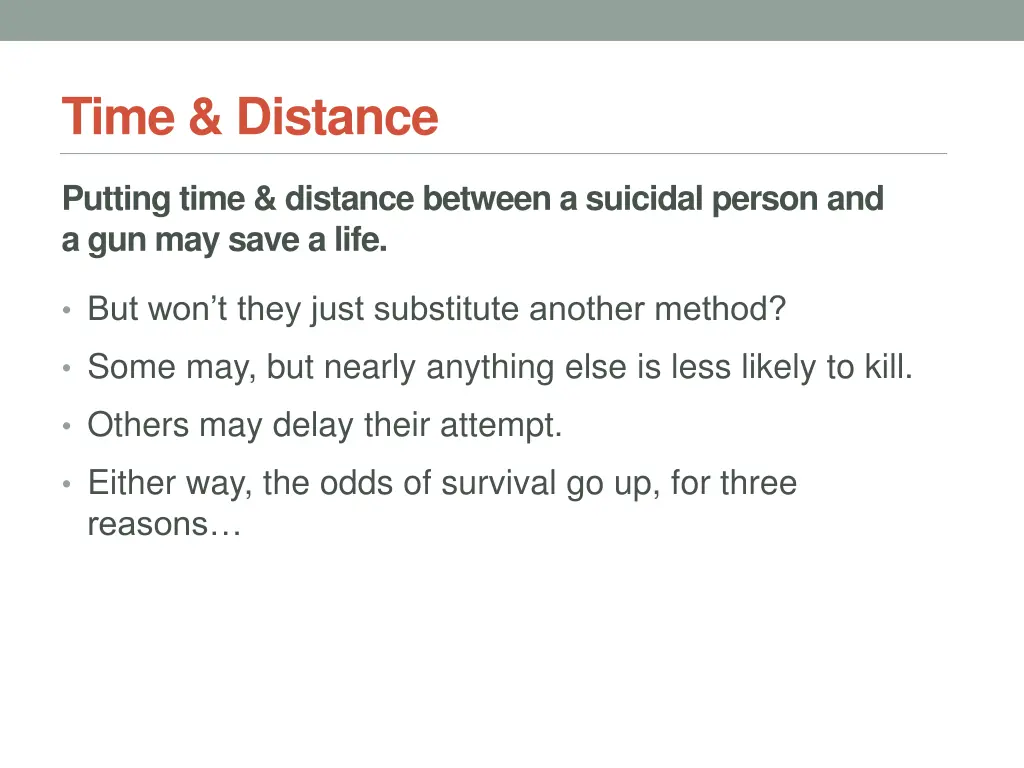 time distance