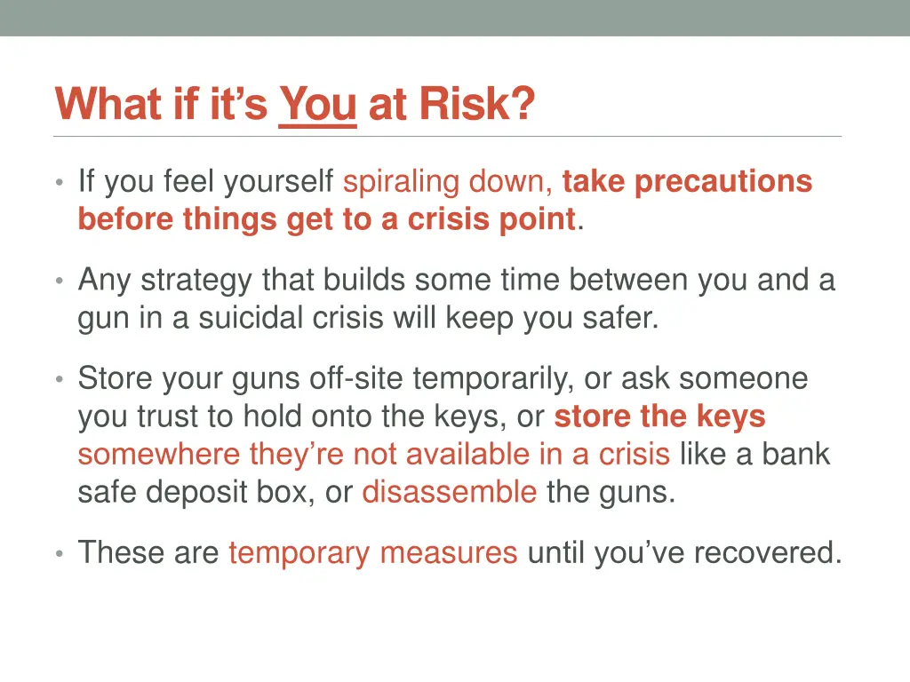 what if it s you at risk