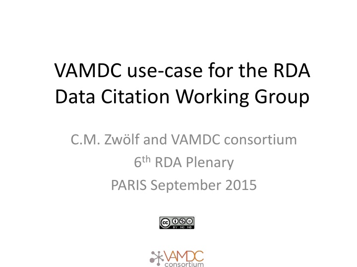 vamdc use case for the rda data citation working