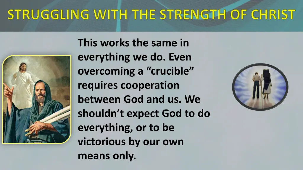 this works the same in everything we do even
