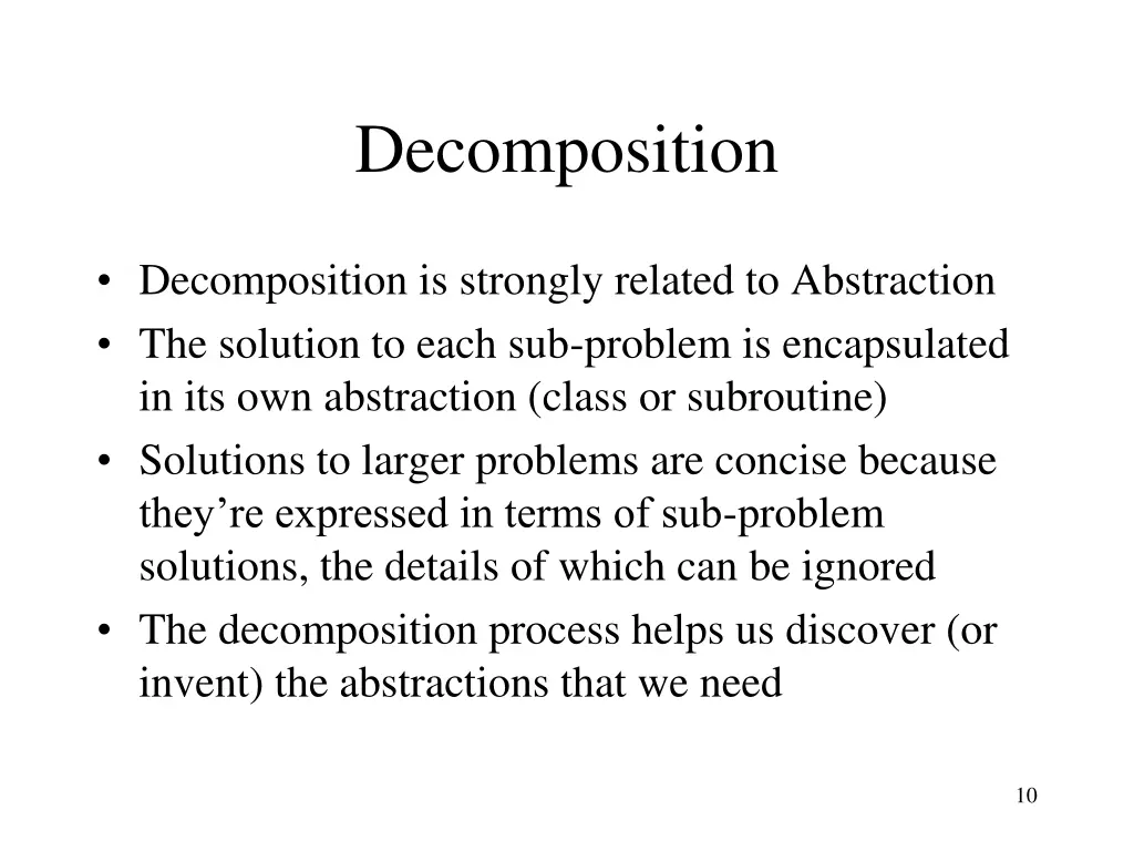 decomposition 1