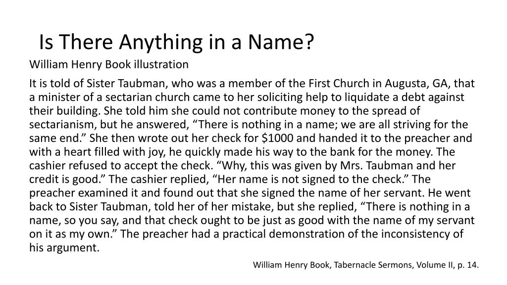 is there anything in a name william henry book 1