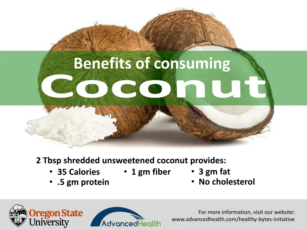 benefits of consuming 1