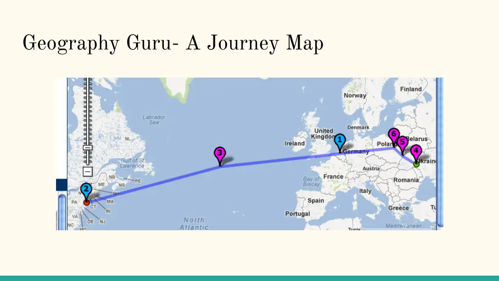 geography guru a journey map