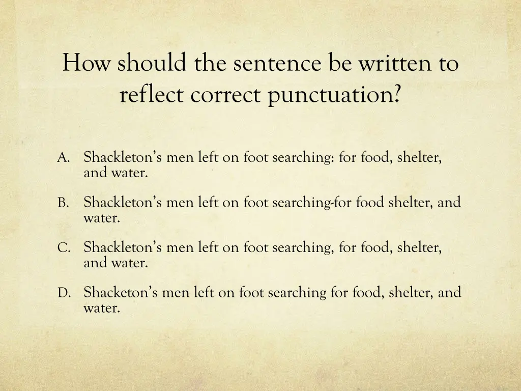 how should the sentence be written to reflect