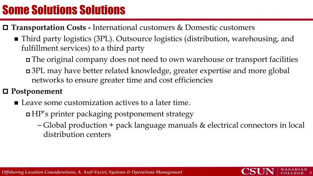some solutions solutions