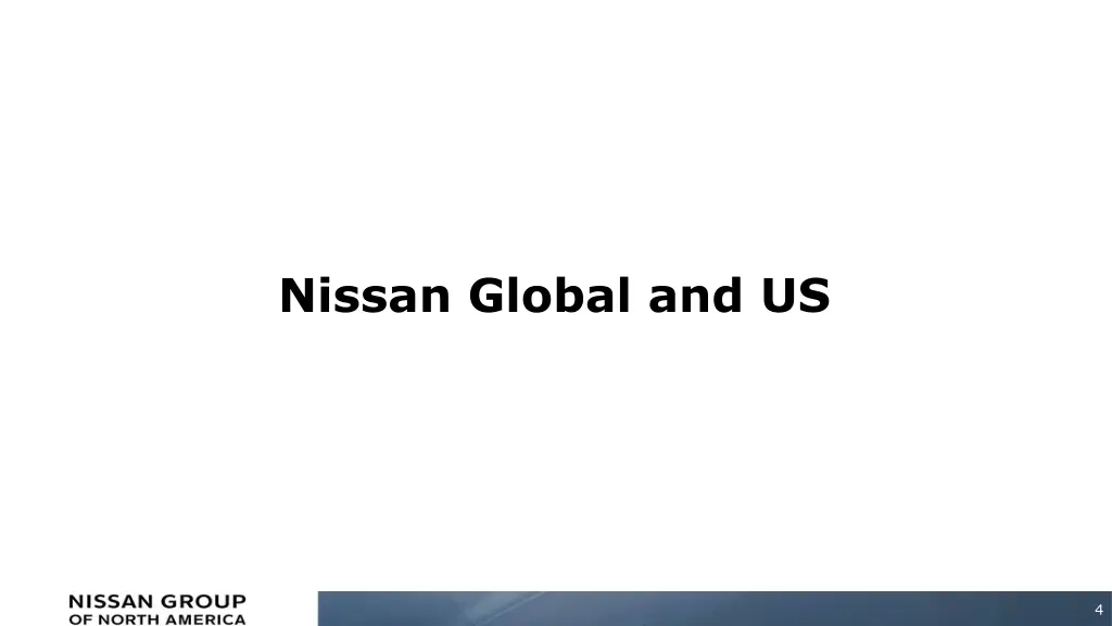nissan global and us