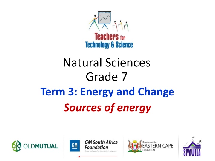 natural sciences grade 7 term 3 energy and change