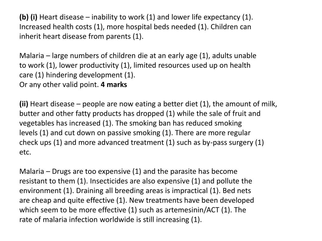 b i heart disease inability to work 1 and lower
