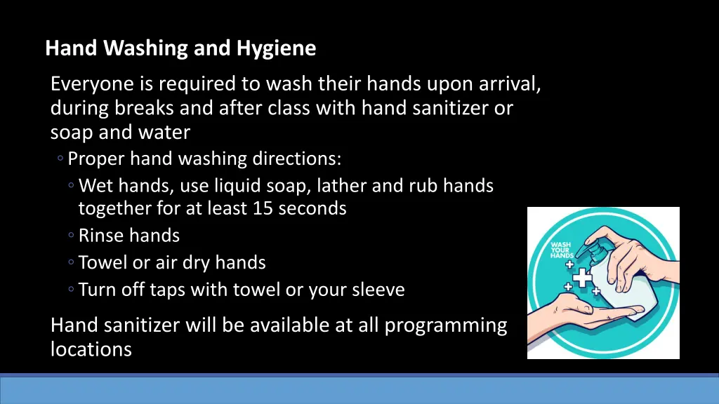 hand washing and hygiene