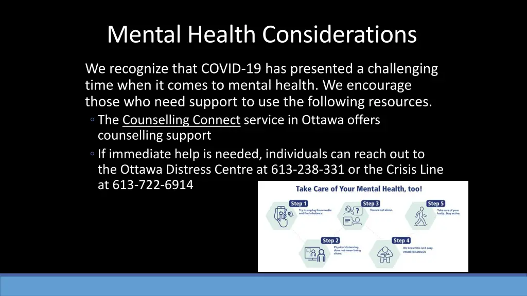 mental health considerations