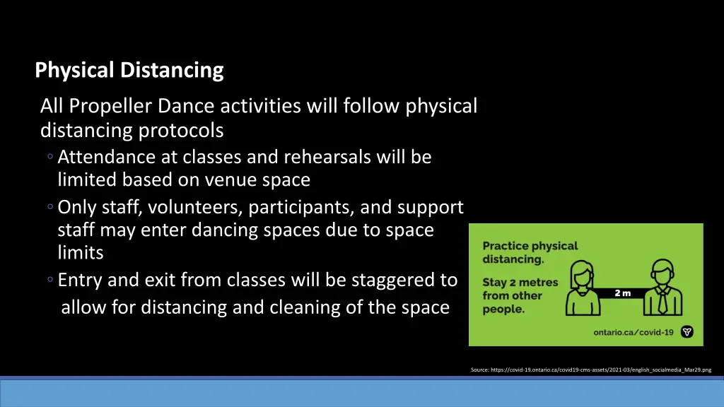 physical distancing