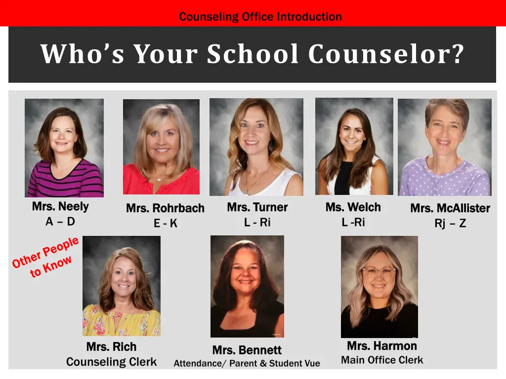 counseling office introduction